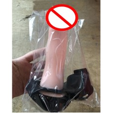 Hollow Strap On Dildo Vibrate | Dildo Tali Pinggang Lelaki (Dildo Bergetar)